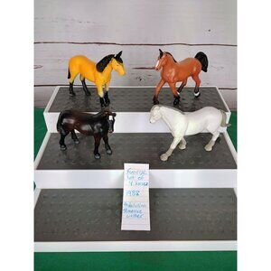 Funrise lot of 4‎ Horses Andalusian, Tennessee Walker 1988